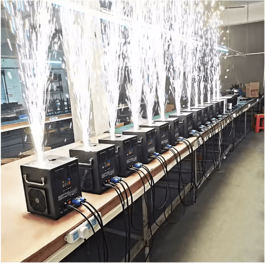 indoor sparkler effects corporate event UAE