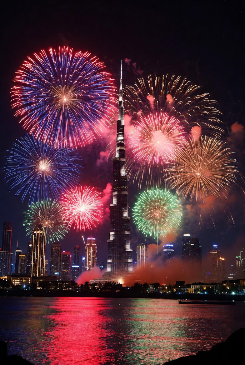 fireworks show cost UAE