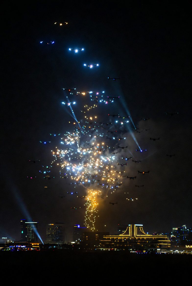 pyro drones UAE