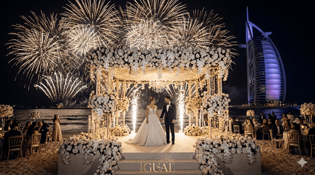7 Premium Wedding Fireworks Ideas for Luxury Marriages in Saudi Arabia and UAE 2026