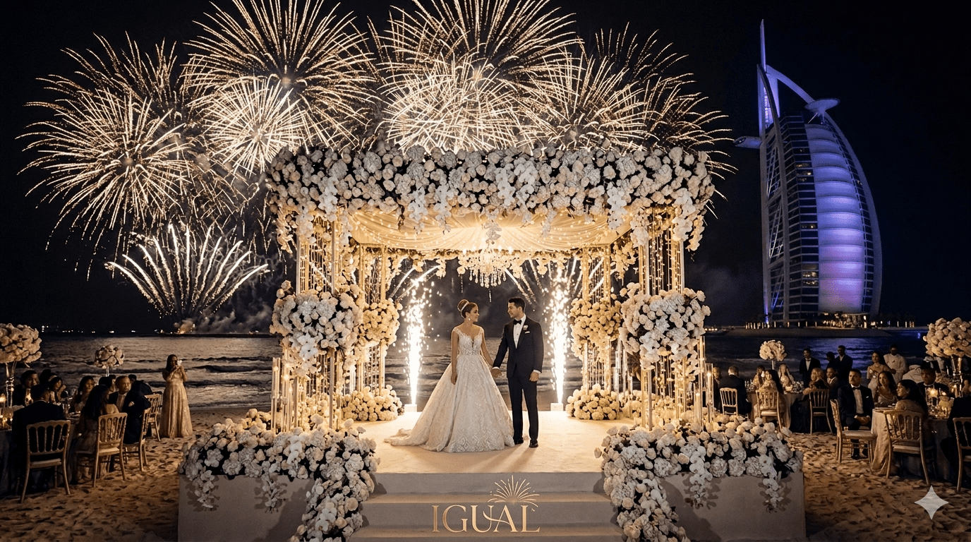 7 Premium Wedding Fireworks Ideas for Luxury Marriages in Saudi Arabia and UAE 2026